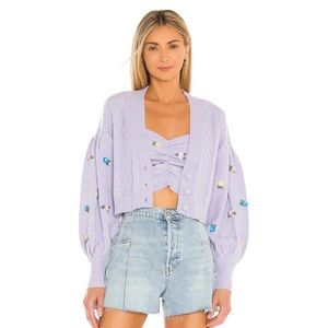 For Love and Lemons Sutton Cardigan and Cami Set